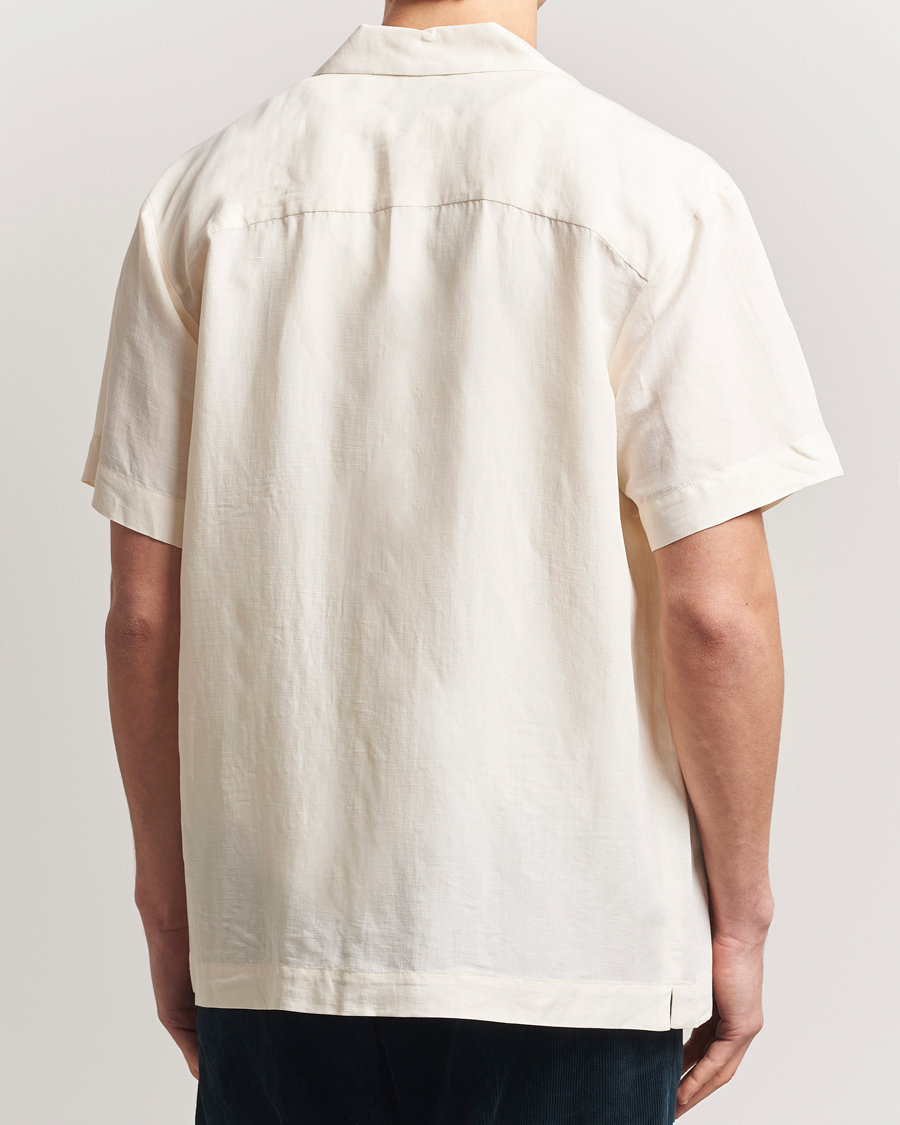 Mies | Kauluspaidat | A.P.C. | Roy Woven Short Sleeve Shirt Ecru