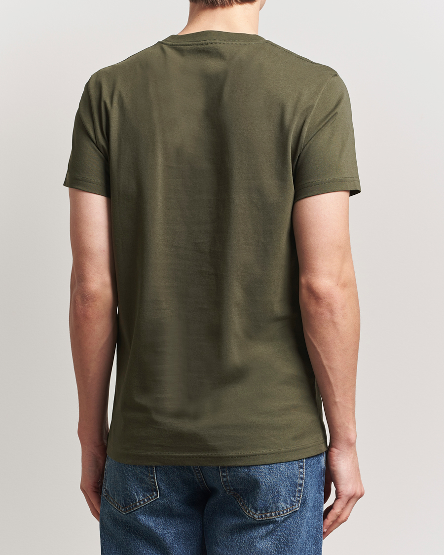 Mies | T-paidat | Bread & Boxers | Crew Neck Regular T-Shirt Dark Army Green
