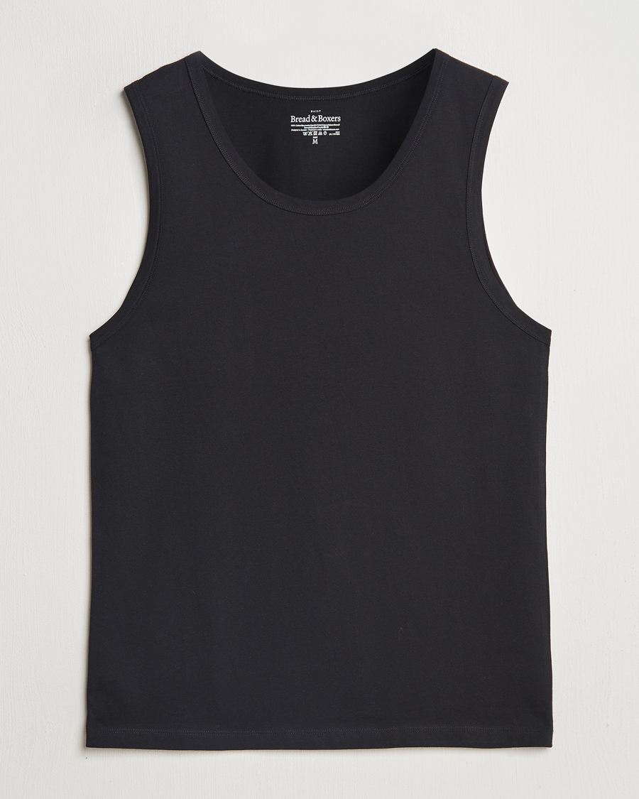 Mies | T-paidat | Bread & Boxers | Relaxed Tank Top Black