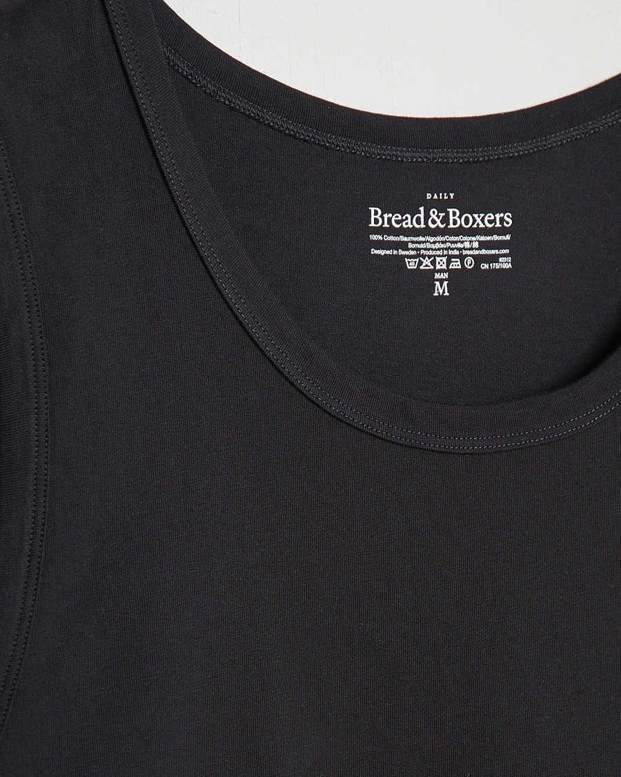 Mies | T-paidat | Bread & Boxers | Relaxed Tank Top Black