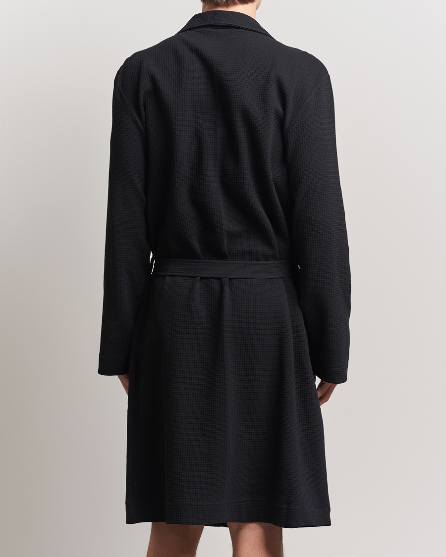 Mies | Yöpuvut ja kylpytakit | Bread & Boxers | Waffle Robe Black