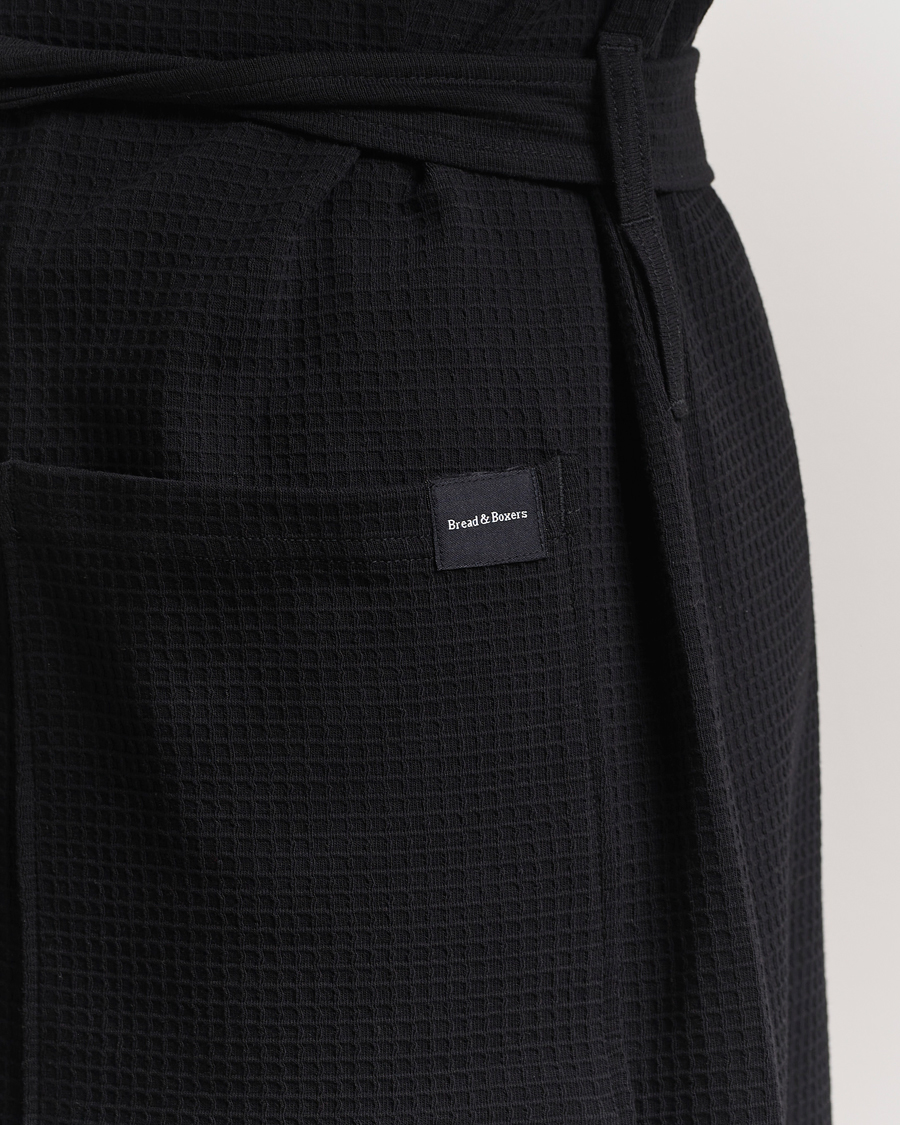 Mies | Yöpuvut ja kylpytakit | Bread & Boxers | Waffle Robe Black