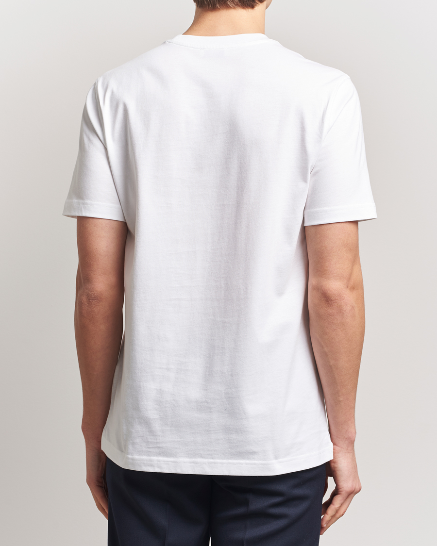 Mies | T-paidat | Eton | Mercerized Jersey Crew Neck T-Shirt White