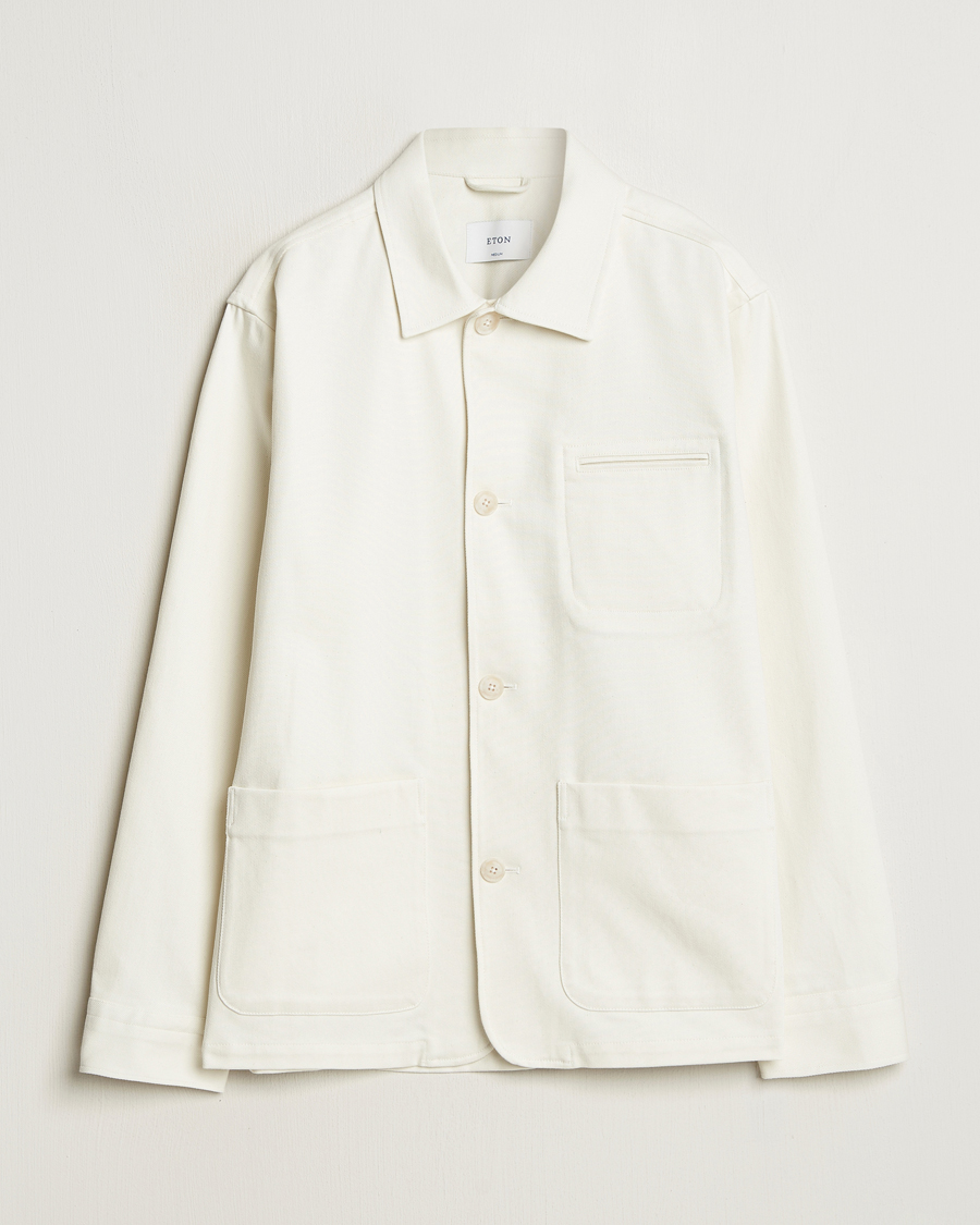 Mies | Kauluspaidat | Eton | Chore Denim Overshirt Off White