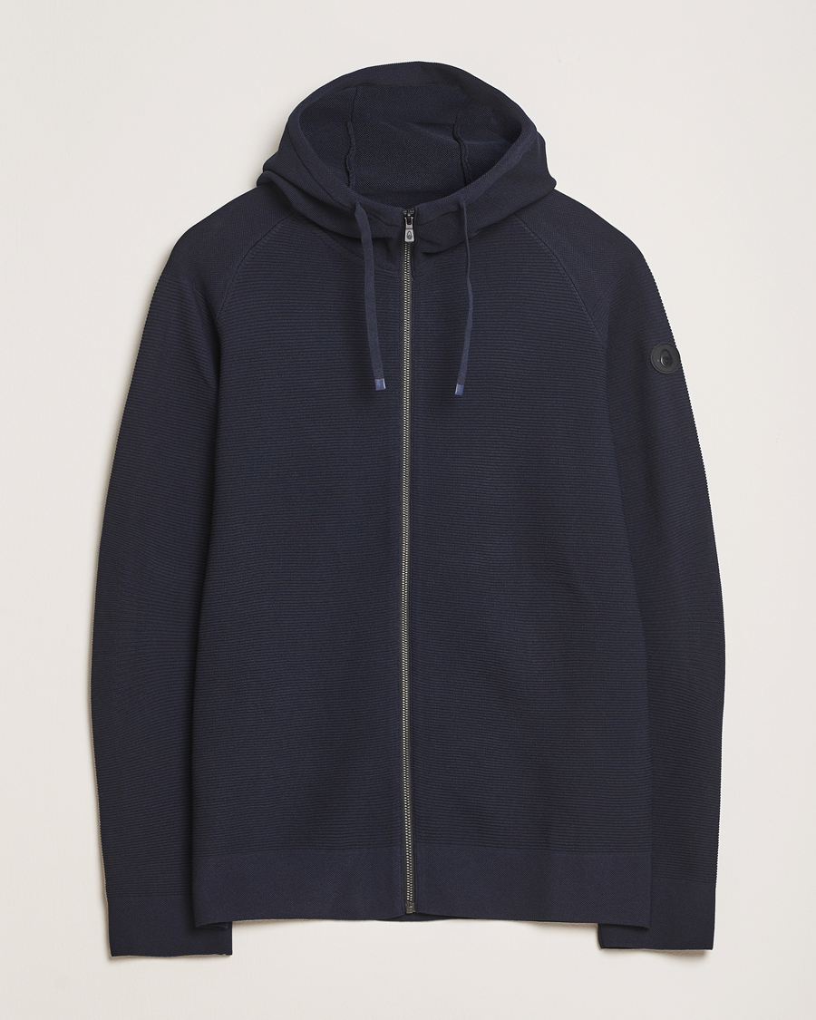 Mies | Puserot | Sail Racing | Element Seamless Hooded Full Zip Dark Navy
