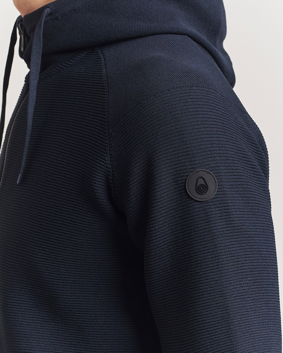 Mies | Puserot | Sail Racing | Element Seamless Hooded Full Zip Dark Navy