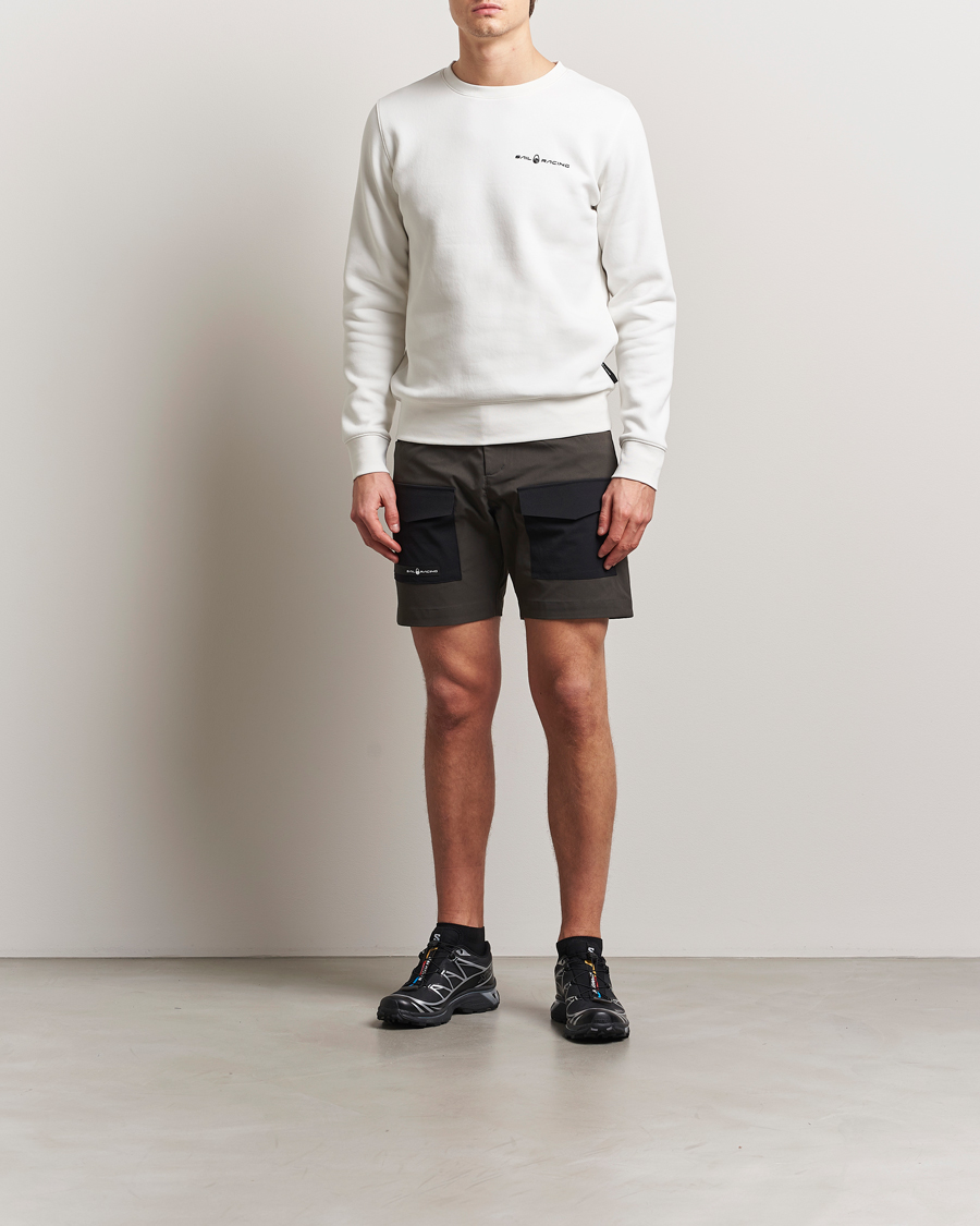 Mies | Puserot | Sail Racing | Bowman Crew Neck Sweatshirt Storm White