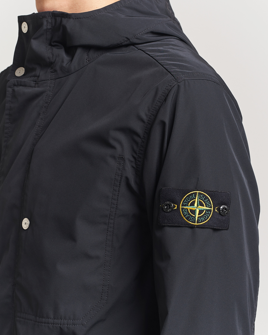 Mies | Takit | Stone Island | Micro Twill Short Parka Black