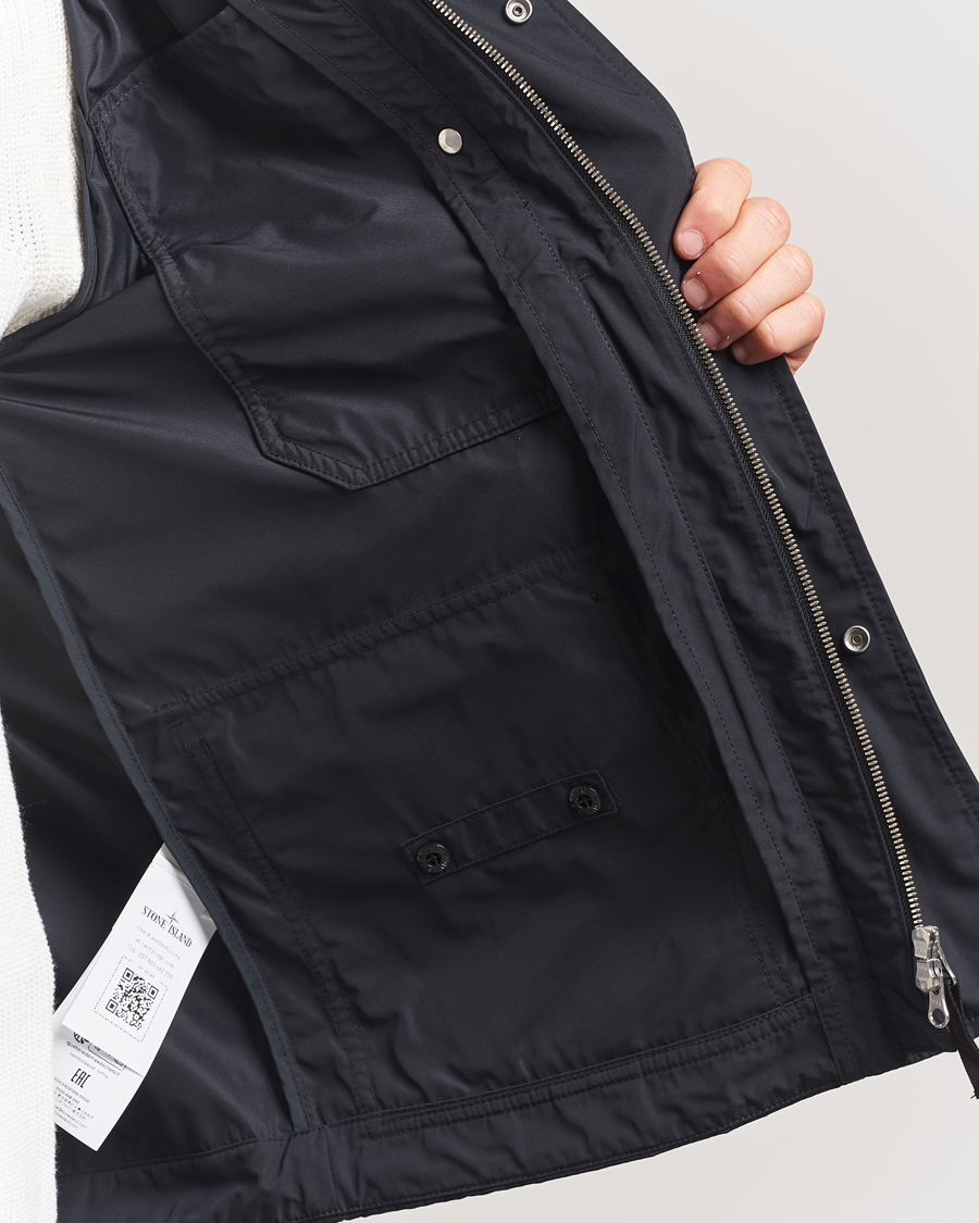 Mies | Takit | Stone Island | Micro Twill Short Parka Black