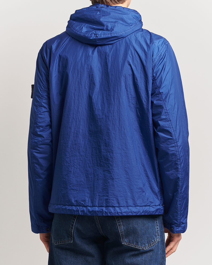 Mies | Takit | Stone Island | Crinkle Reps Hooded Jacket Bright Blue
