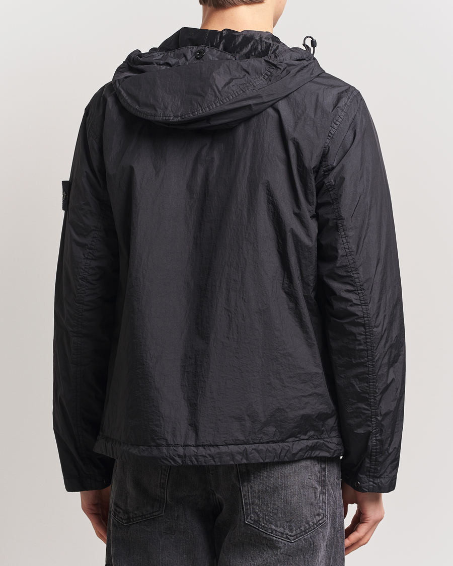Mies | Takit | Stone Island | Crinkle Reps Hooded Jacket Black