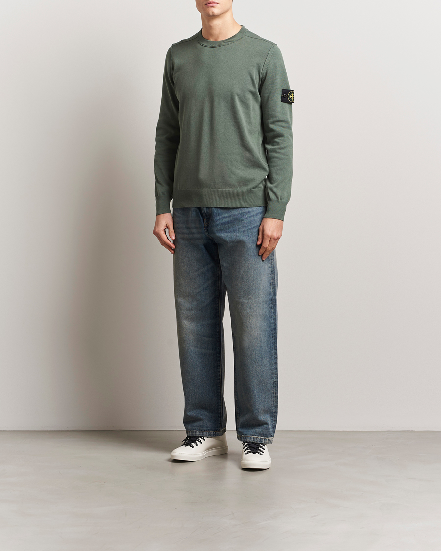 Mies | Puserot | Stone Island | Soft Organic Cotton Crew Neck Musk