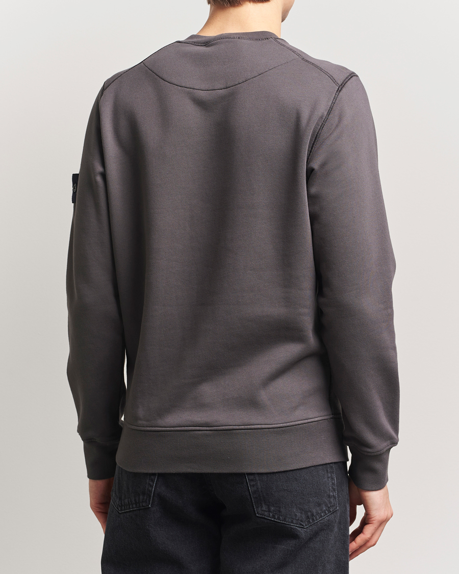 Mies | Puserot | Stone Island | Garment Dyed Fleece Sweatshirt Charcoal