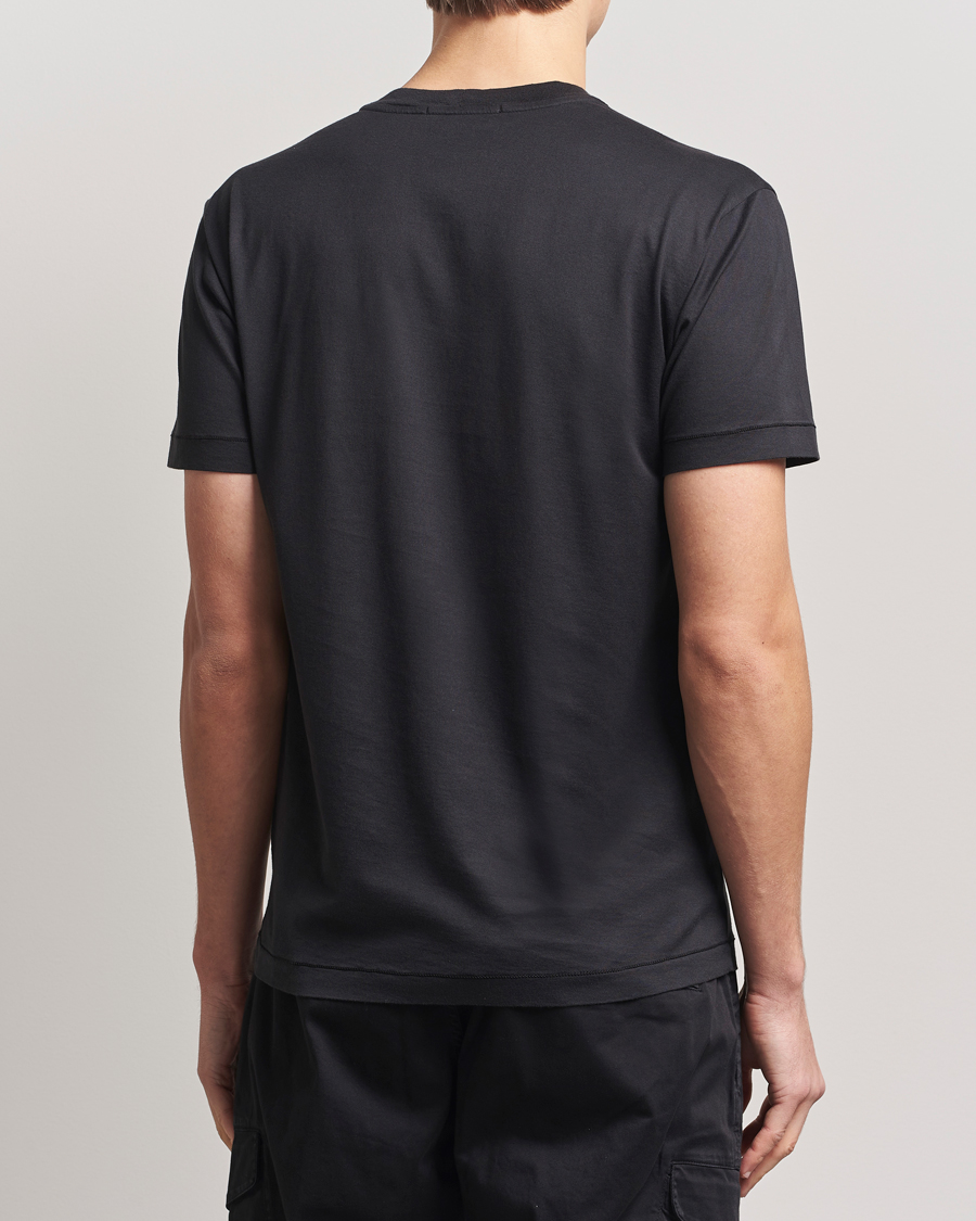 Mies | T-paidat | Stone Island | Garment Dyed Cotton Jersey T-Shirt Black