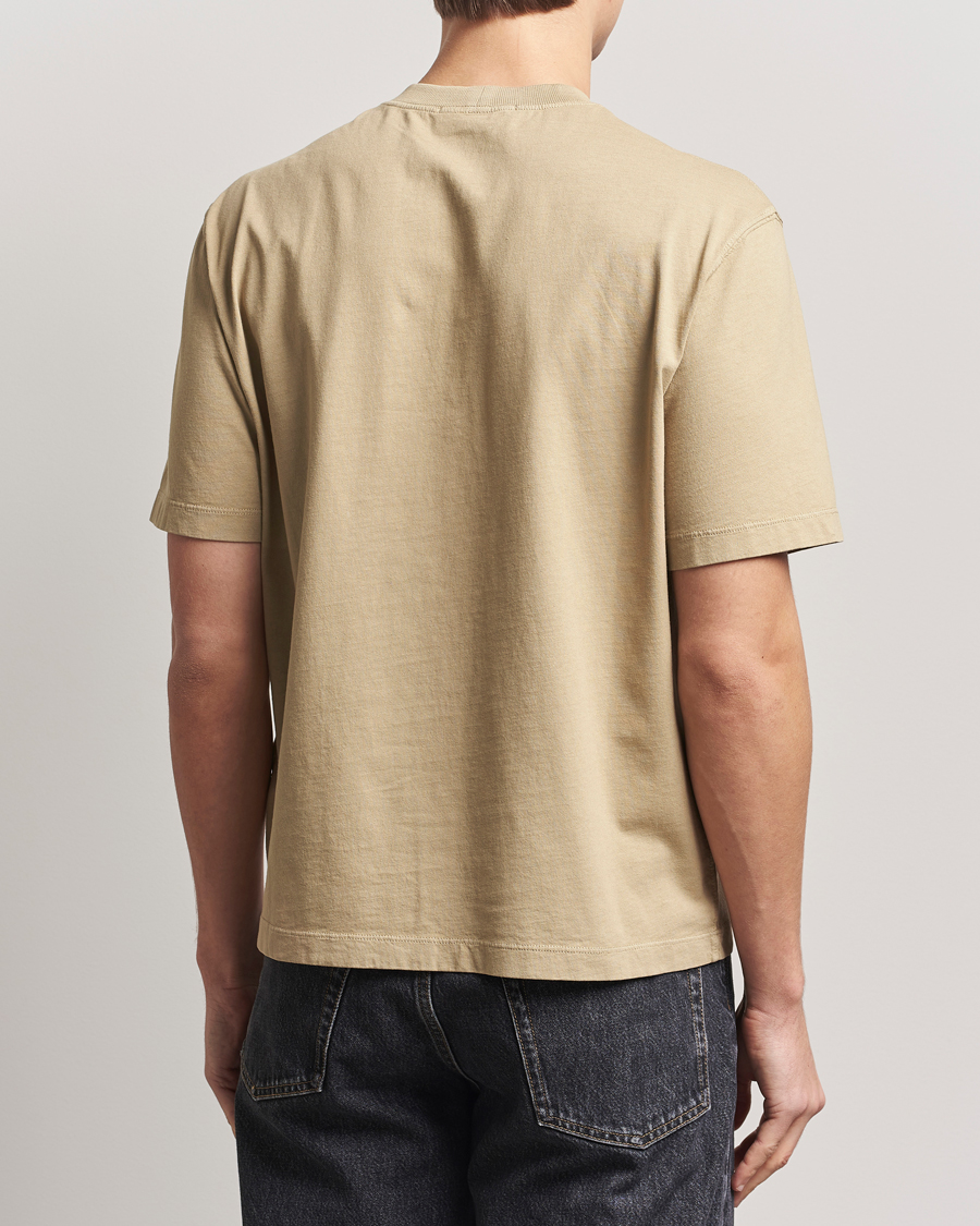 Mies | T-paidat | Stone Island | Combed Organic Cotton T-Shirt Biscuit