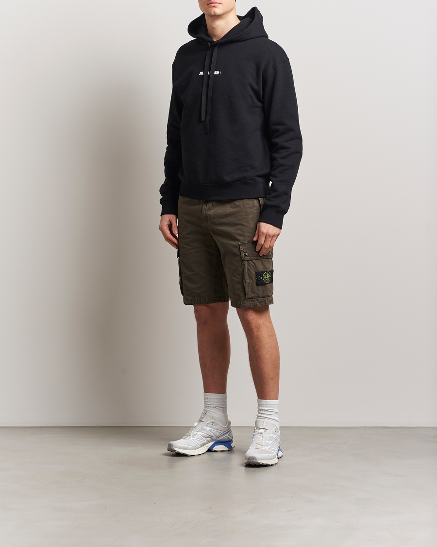 Mies | Shortsit | Stone Island | Brushed Cotton Canvas Cargo Shorts Military Green