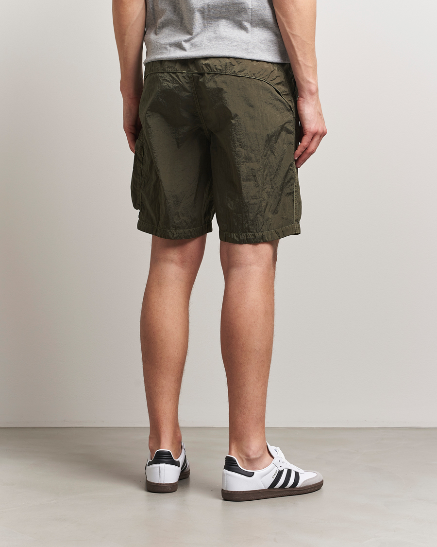 Mies | Shortsit | Stone Island | Nylon Metal Drawstring Cargo Shorts Military Green