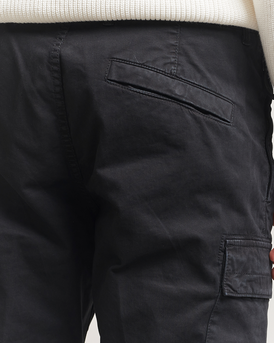 Mies | Housut | Stone Island | Stretch Twill Cargo Pants Black