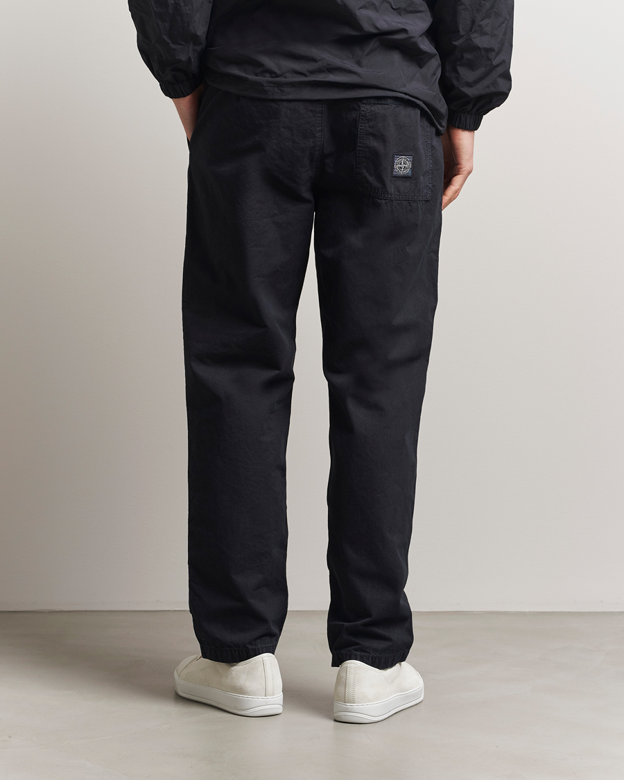 Mies | Housut | Stone Island | Brushed Cotton Canvas Fatigue Pants Navy Blue