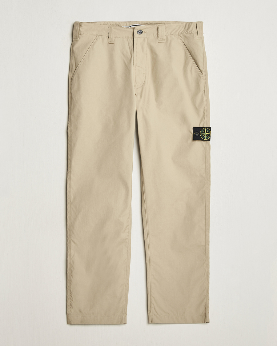 Mies | Housut | Stone Island | Supima Cotton Canvas Pants Desert
