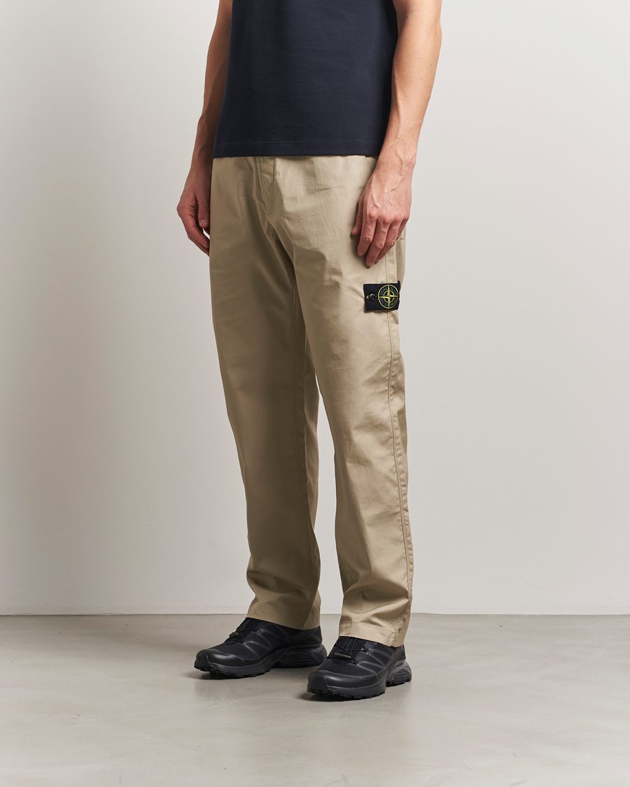 Mies | Housut | Stone Island | Supima Cotton Canvas Pants Desert