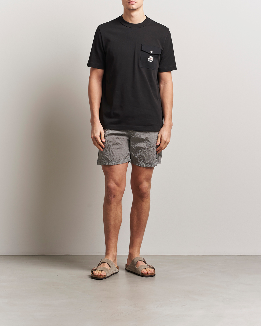 Mies | Uimahousut | Stone Island | Nylon Metal Econyl Swimshorts Pearl Grey