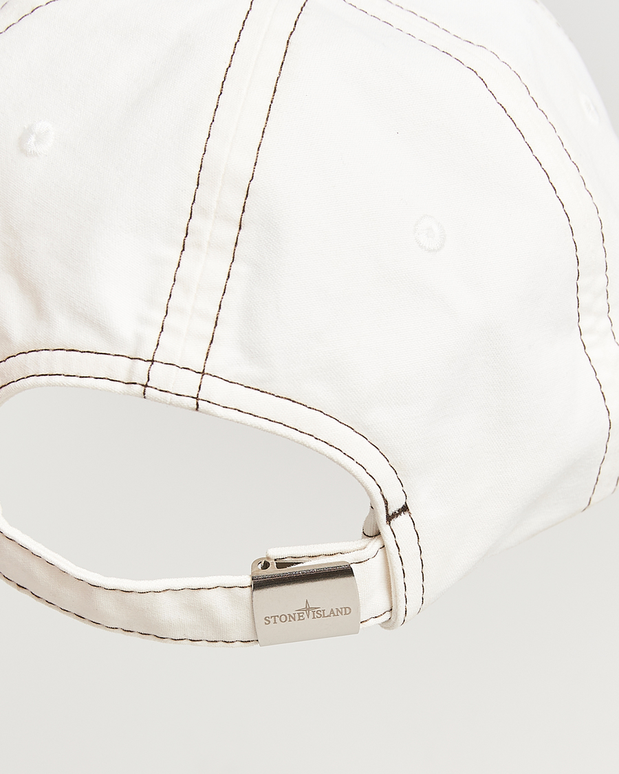 Mies | Stone Island Tela Resinata Block Colour Cap Military Green | Stone Island | Tela Resinata Block Colour Cap Military Green