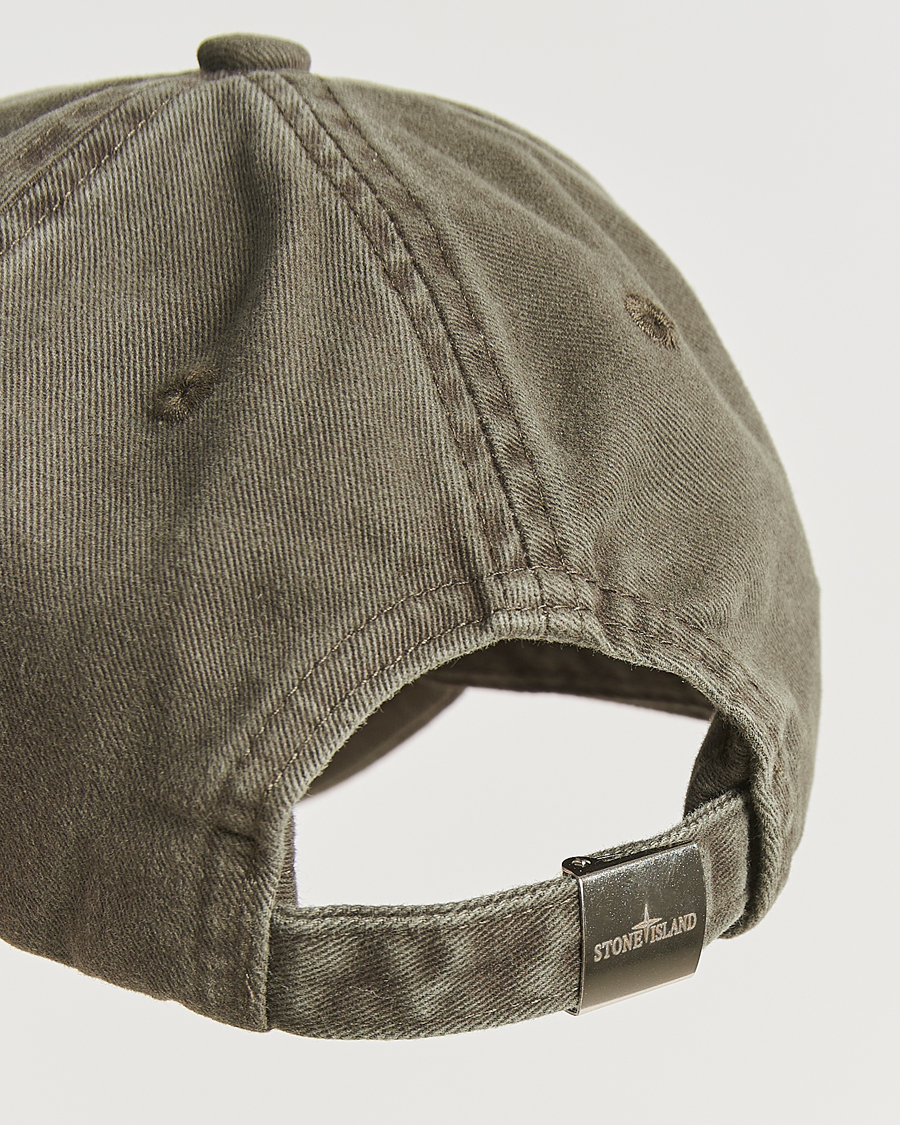 Mies | Stone Island Cotton Gabardine Cap Military Green | Stone Island | Cotton Gabardine Cap Military Green
