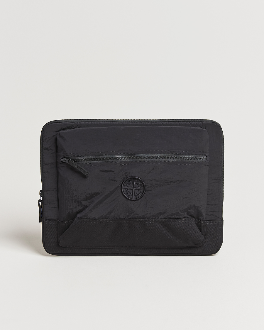 Mies | Stone Island Nylon Metal Pouch Portfolio Black | Stone Island | Nylon Metal Pouch Portfolio Black