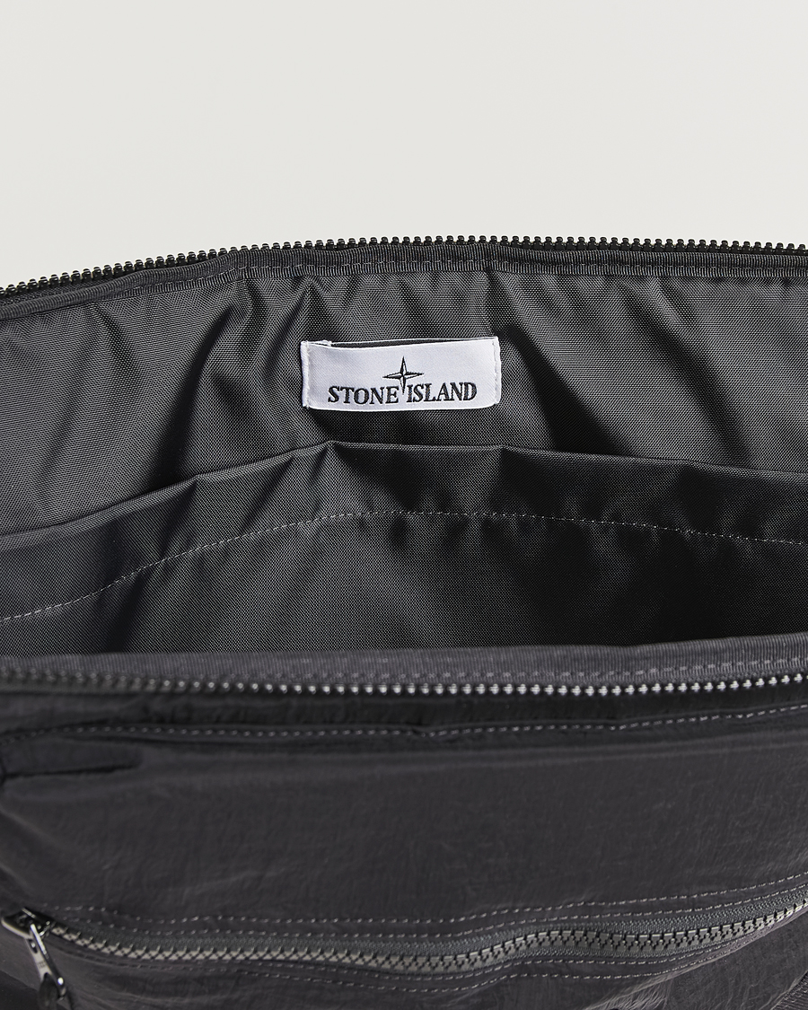 Mies | Stone Island Nylon Metal Pouch Portfolio Black | Stone Island | Nylon Metal Pouch Portfolio Black