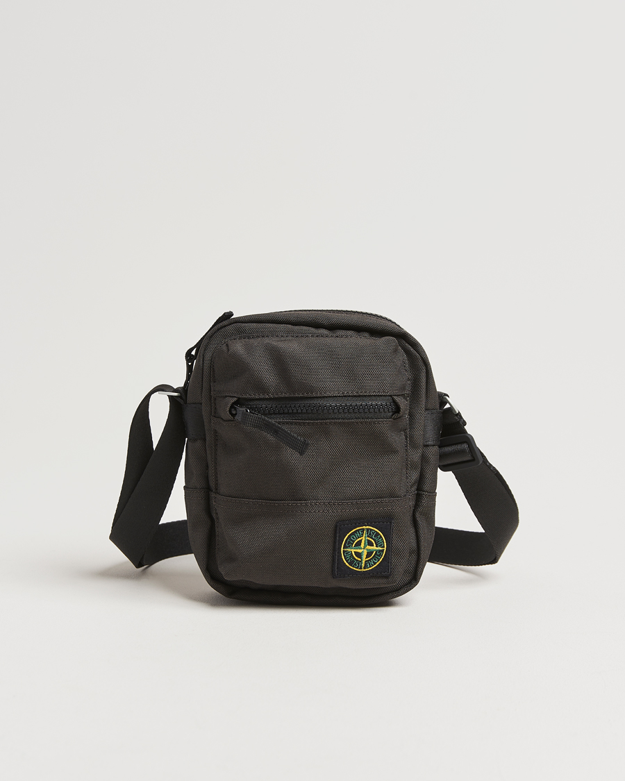 Mies | Stone Island Cordura Cross Body Bag Lead Grey | Stone Island | Cordura Cross Body Bag Lead Grey