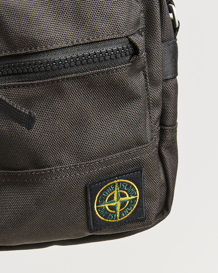 Mies | Stone Island Cordura Cross Body Bag Lead Grey | Stone Island | Cordura Cross Body Bag Lead Grey