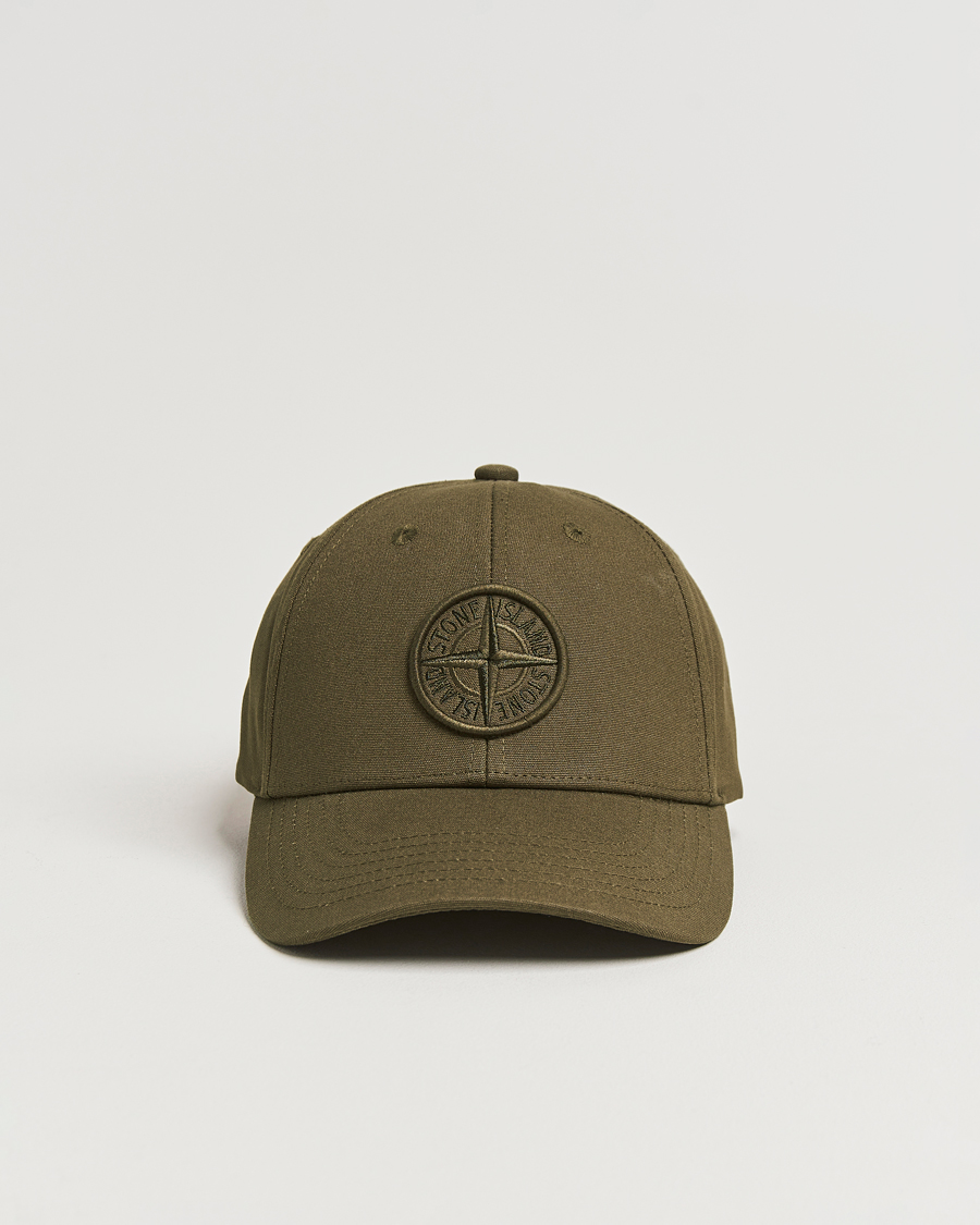 Mies | Stone Island Classic Cotton Cap Military Green | Stone Island | Classic Cotton Cap Military Green