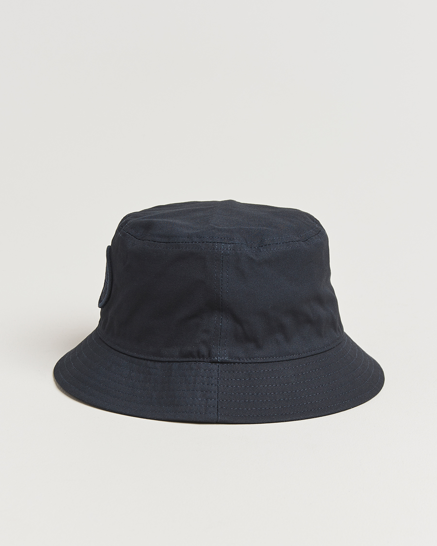 Mies | Stone Island Logo Bucket Hat Navy Blue | Stone Island | Logo Bucket Hat Navy Blue