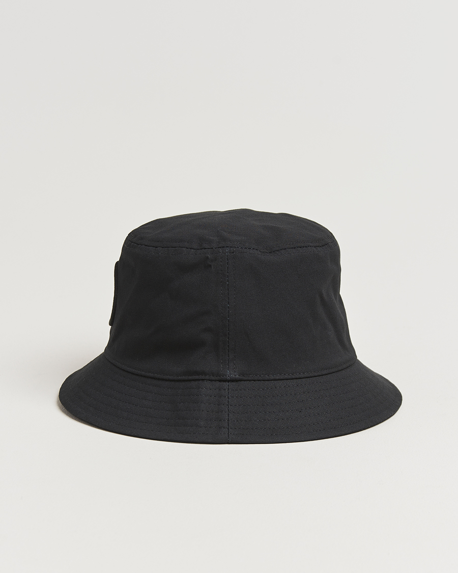 Mies | Stone Island Logo Bucket Hat Black | Stone Island | Logo Bucket Hat Black