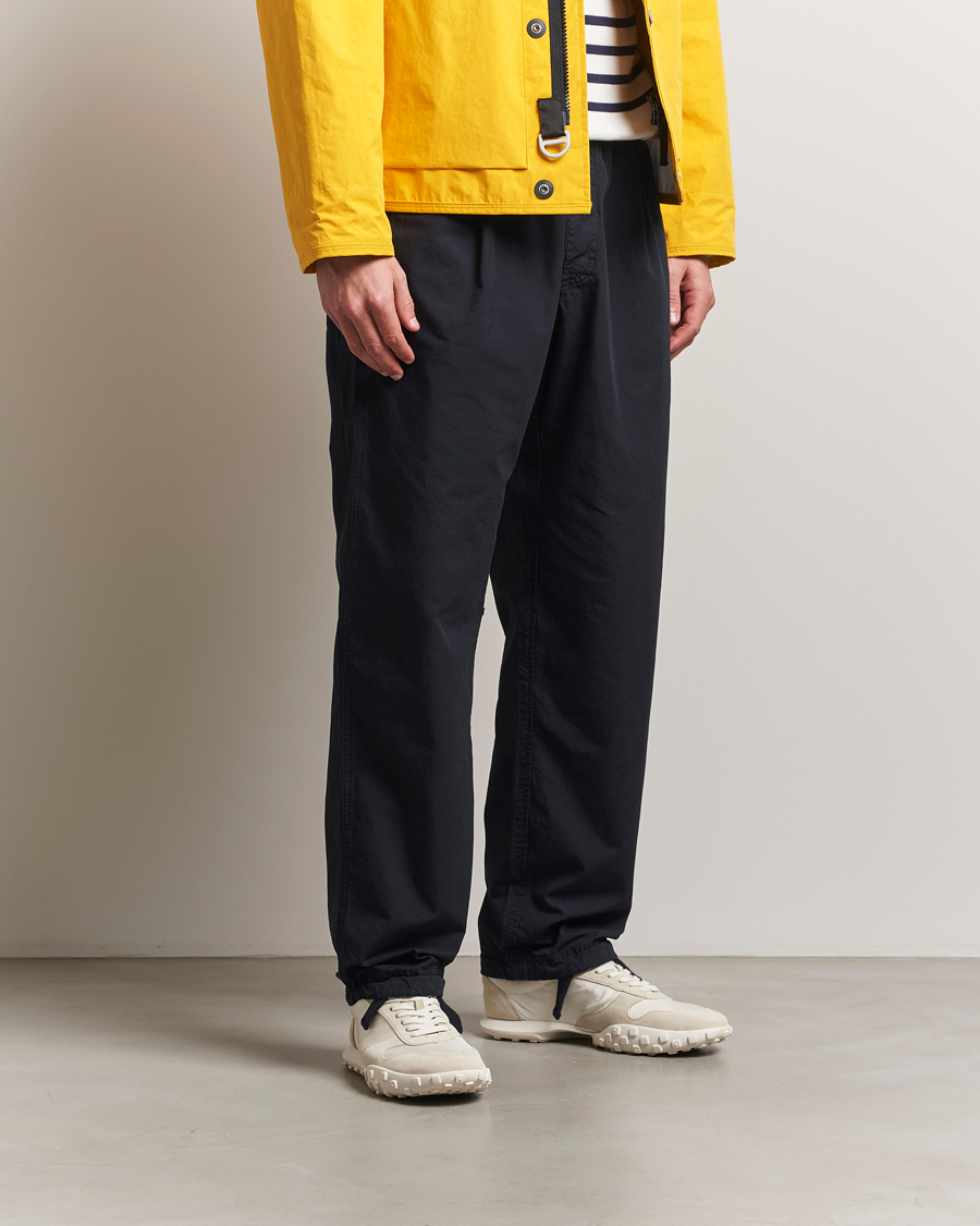 Mies | Housut | Stone Island | Marina Organic Cotton Tela Pants Navy Blue