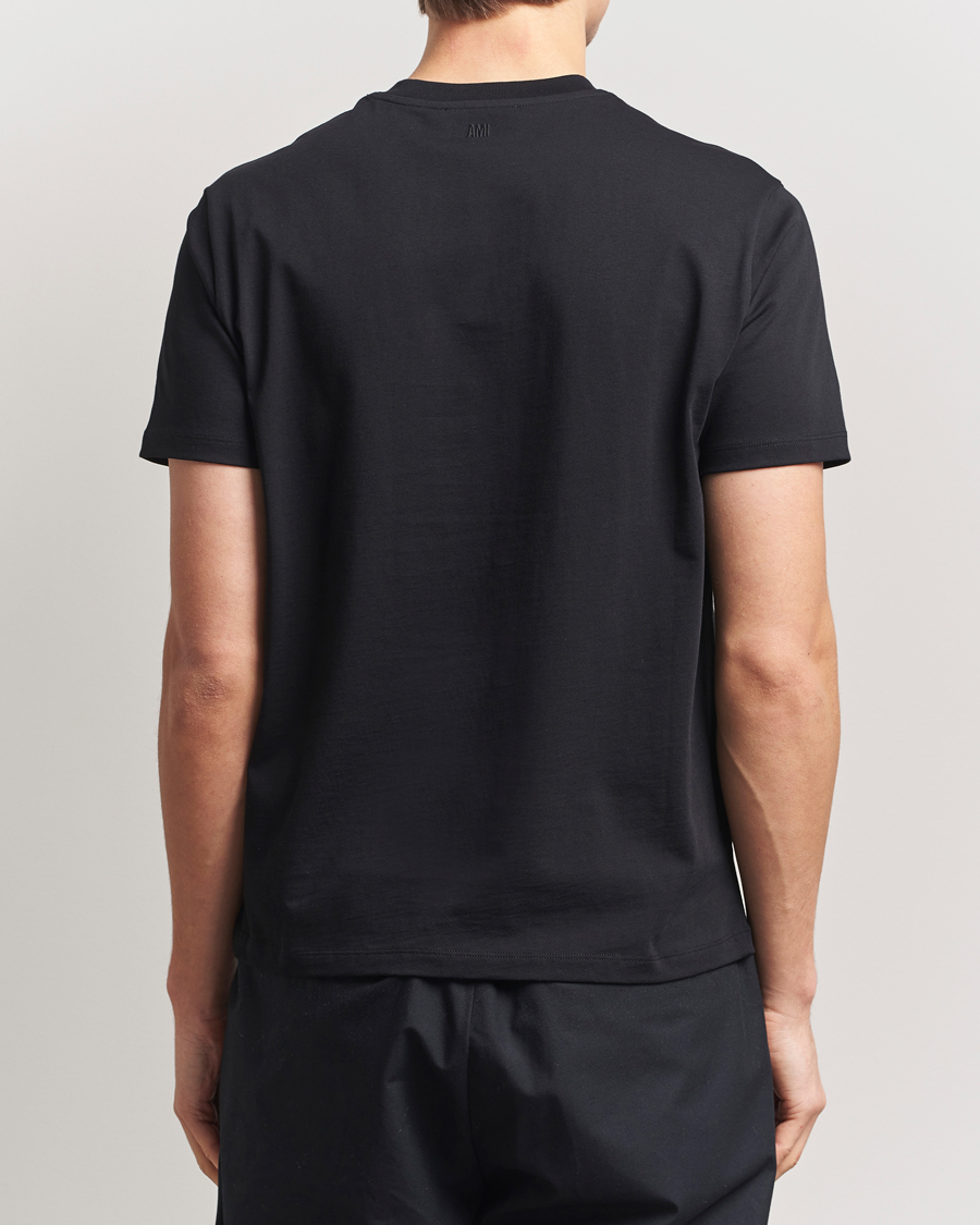 Mies | T-paidat | AMI | Heart Logo T-Shirt Black