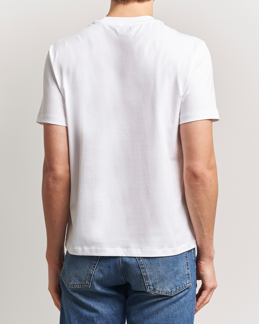 Mies | T-paidat | AMI | Heart Logo T-Shirt White