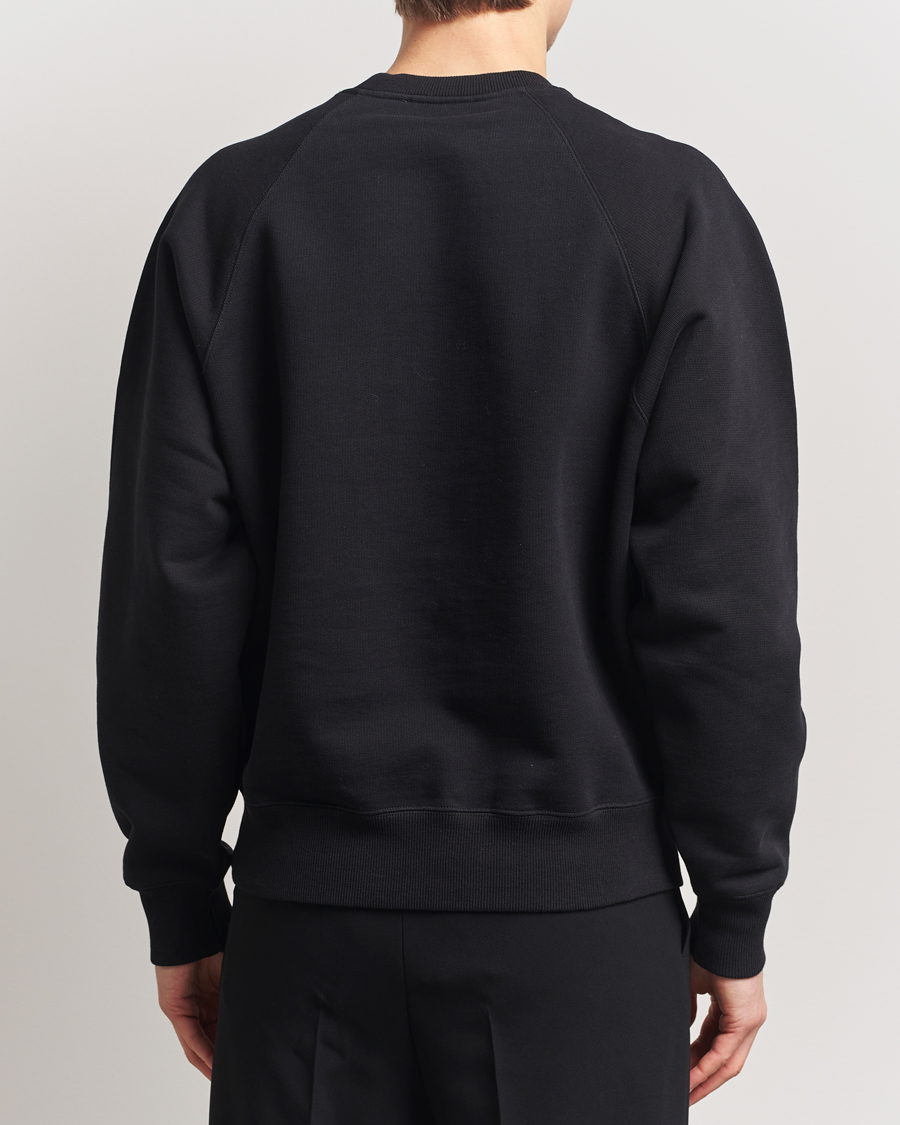 Mies | Puserot | AMI | Tonal Heart Logo Sweatshirt Black