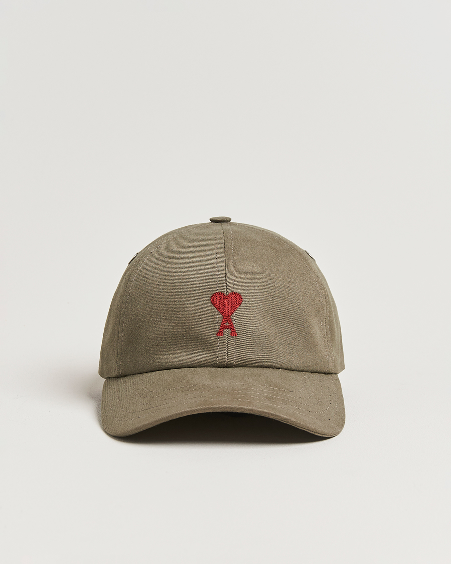 Mies | AMI Heart Logo Cap Smoke Grey | AMI | Heart Logo Cap Smoke Grey