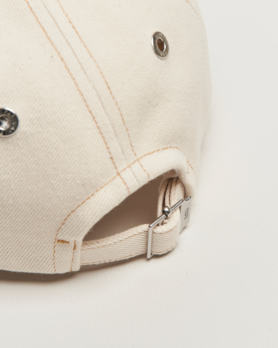 Mies | AMI Heart Logo Cap White Cream | AMI | Heart Logo Cap White Cream