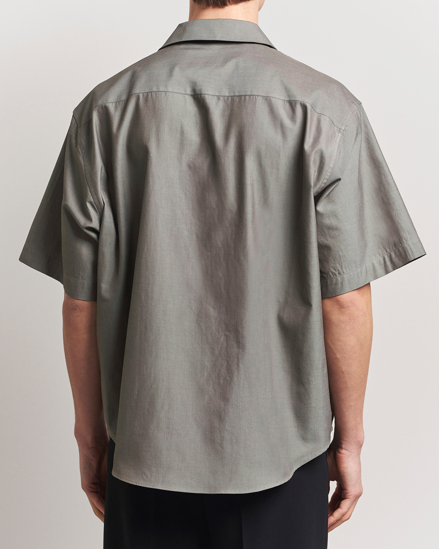 Mies | Kauluspaidat | AMI | Short Sleeve Boxy Shirt Smoke Grey