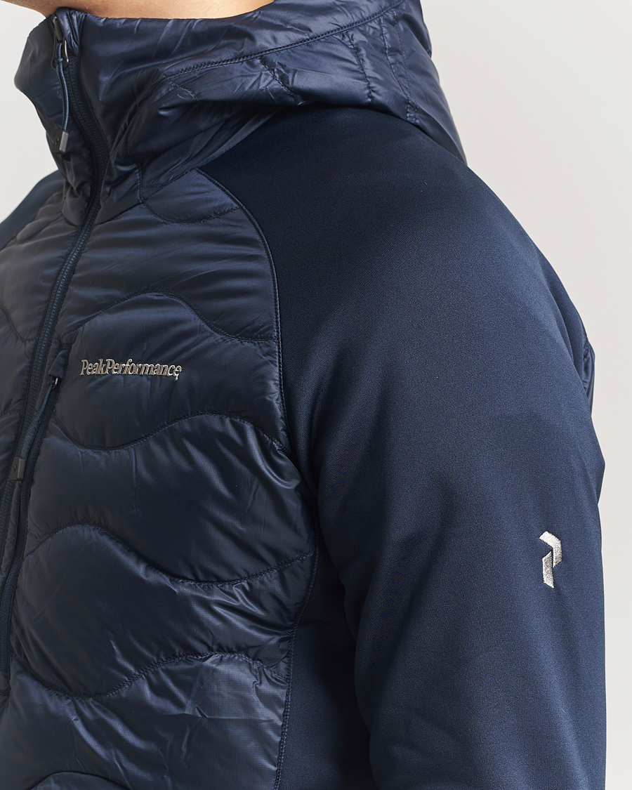 Mies | Takit | Peak Performance | Helium Down Hooded Hybrid Jacket Blue Shadow