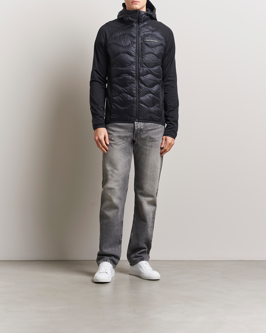 Mies | Takit | Peak Performance | Helium Down Hooded Hybrid Jacket Black