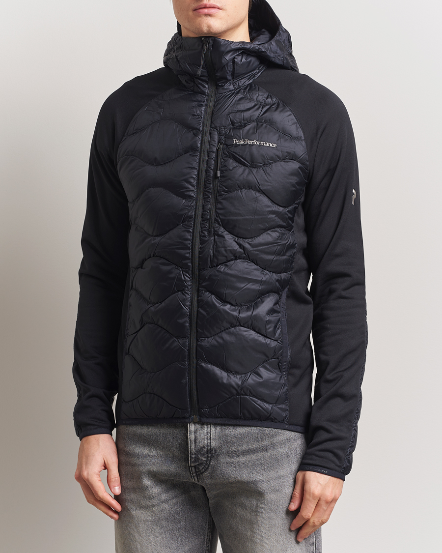 Mies | Takit | Peak Performance | Helium Down Hooded Hybrid Jacket Black