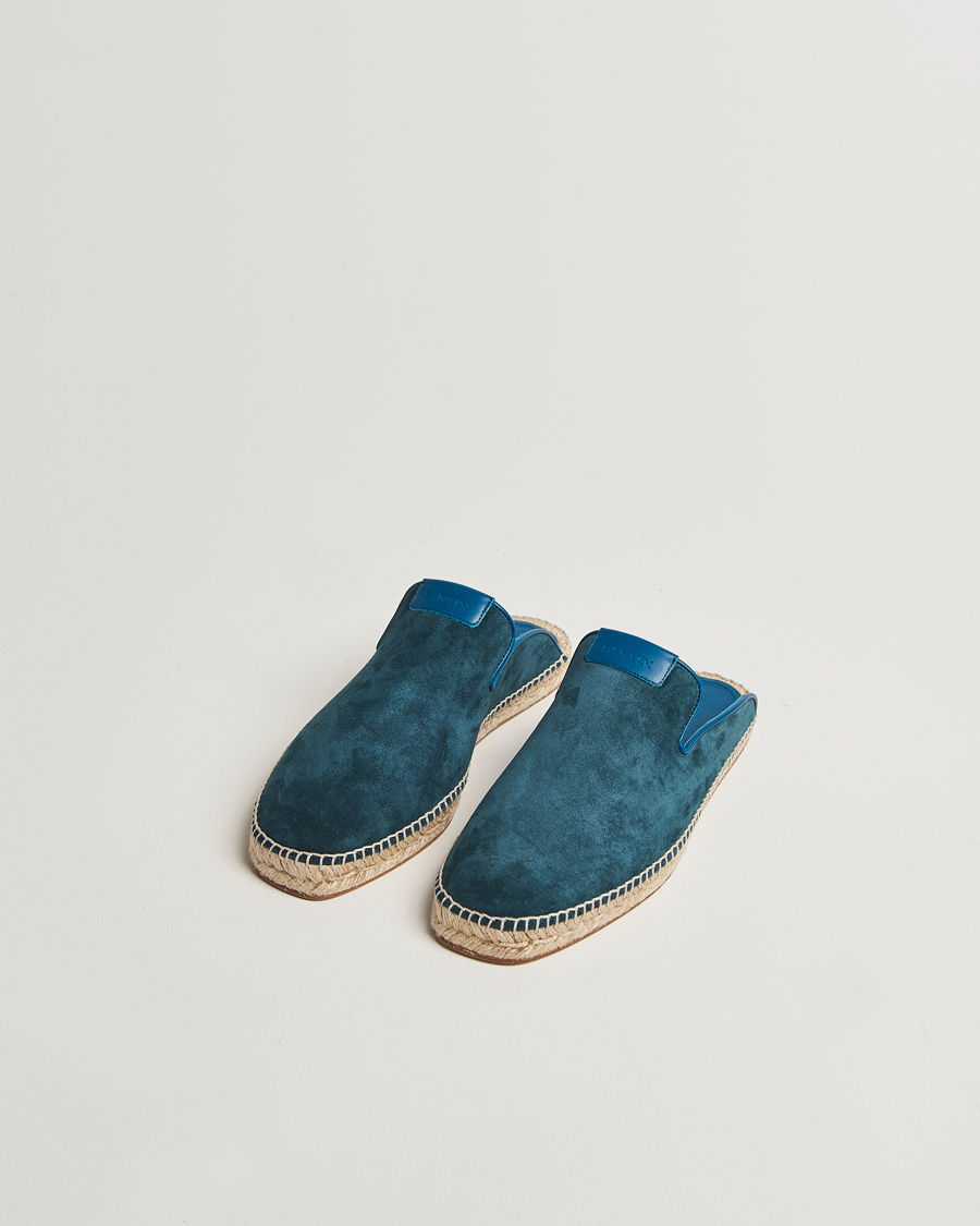 Mies | Lanvin Espadrilles Petrol Blue | Lanvin | Espadrilles Petrol Blue