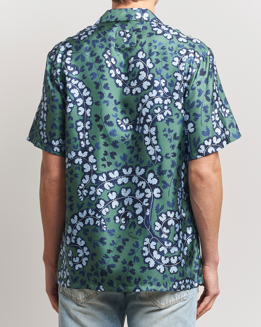 Mies | Kauluspaidat | Lanvin | Rateau Print Bowling Shirt Sage Green