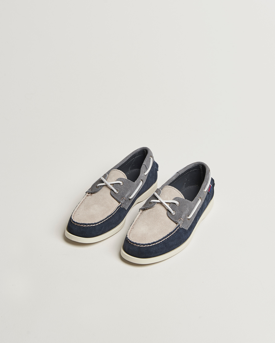 Mies | Purjehduskengät | Sebago | Docksides Portland Jib Boat Shoe Navy/Grey