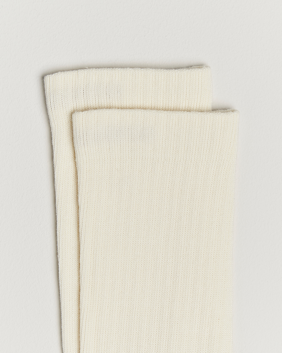 Mies | Alusvaatteet | Sweyd | Two Tone Cotton Socks Off White/Sand