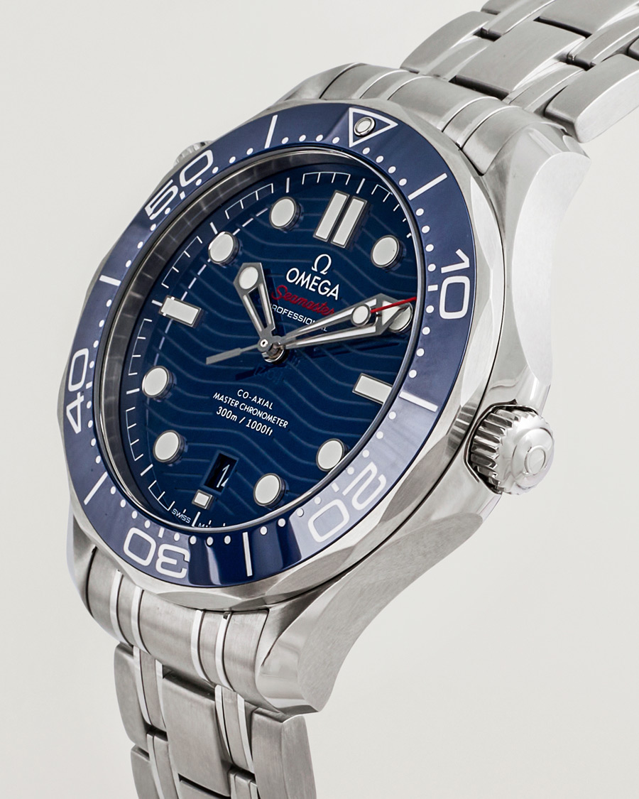 Mies | Omega Pre-Owned Seamaster Diver 300M Steel Blue | Omega Pre-Owned | Seamaster Diver 300M Steel Blue